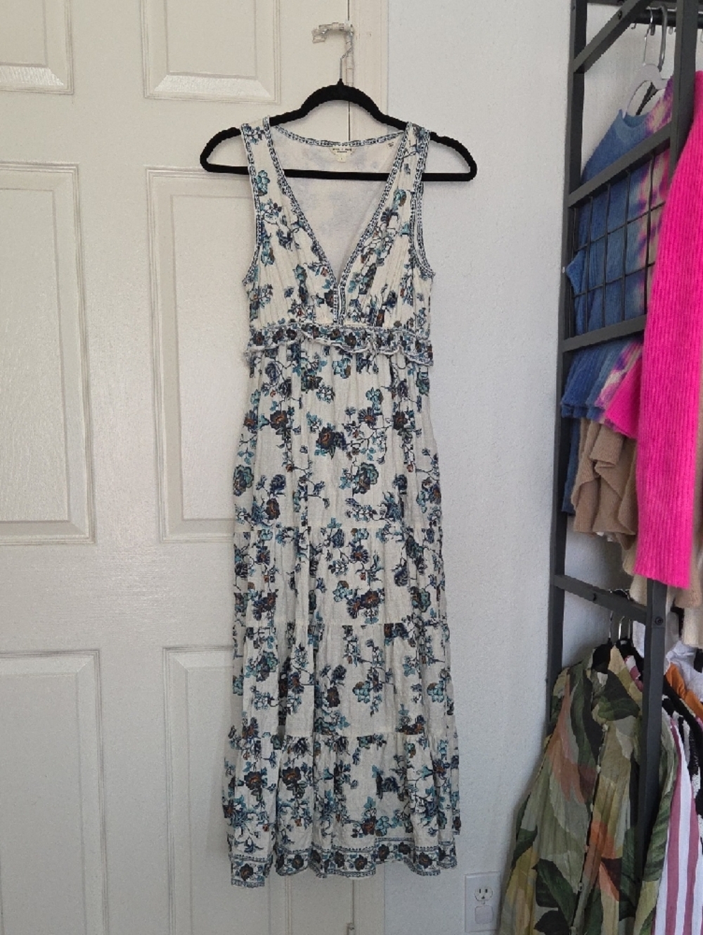 Max Studios Sleeveless Maxi Floral Dress Size Small - Picture 2 of 9
